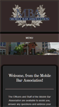 Mobile Screenshot of mobilebarassociation.com