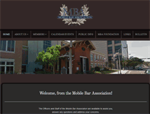Tablet Screenshot of mobilebarassociation.com